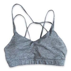 Old Navy heather gray active sports bra